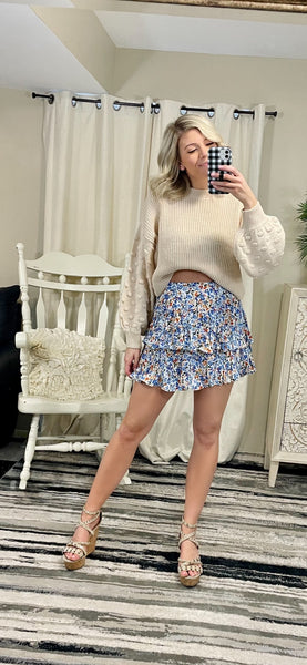 Spring Fling Floral Skirt