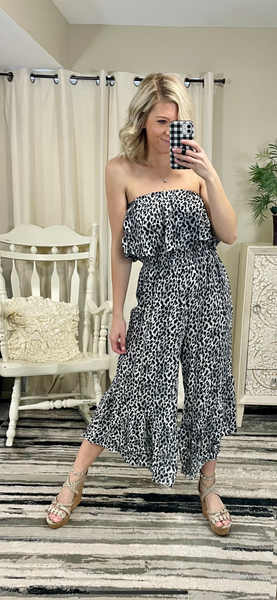 Hit the Spot Leopard Print Jumpsuit