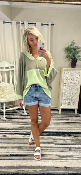 Key Lime Hooded Top