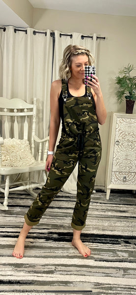 Concealed in Camo Jump Suit