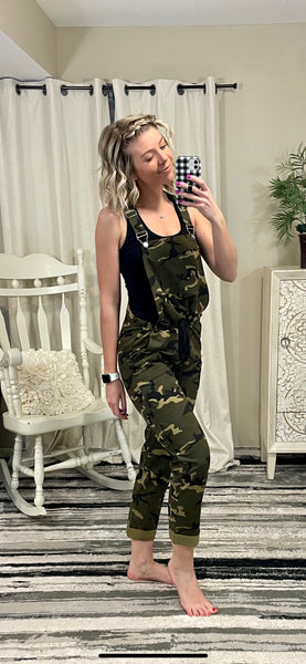 Concealed in Camo Jump Suit