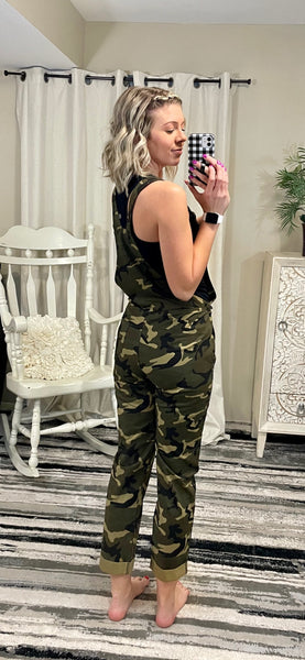 Concealed in Camo Jump Suit